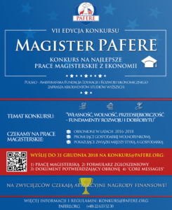 Magister PAFERE 2018