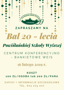 Zaproszenie na bal 2019